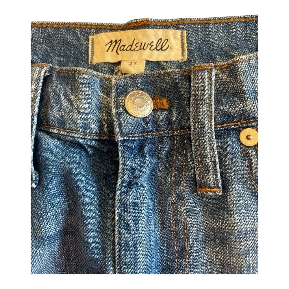 Madewell Distressed Denim Mini Skirt - Picture 4 of 4